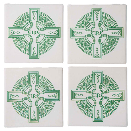 Eire Stamp Stone Coaster Set - Creative Irish Gifts