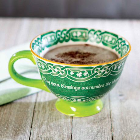 May Your Blessings Outnumber Latte Mug - Creative Irish Gifts