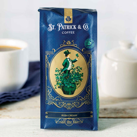 St Patrick & Co. Irish Cream Ground Coffee, 12 oz. - Creative Irish Gifts