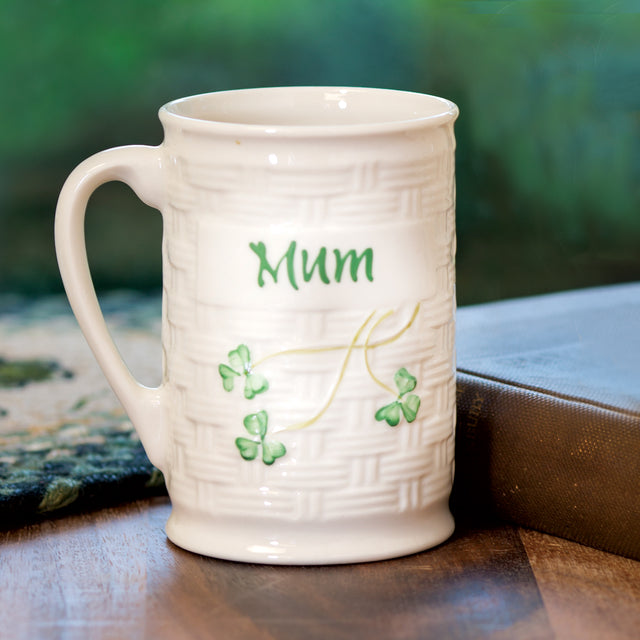 Belleek Classic "Mum" Mug - Creative Irish Gifts