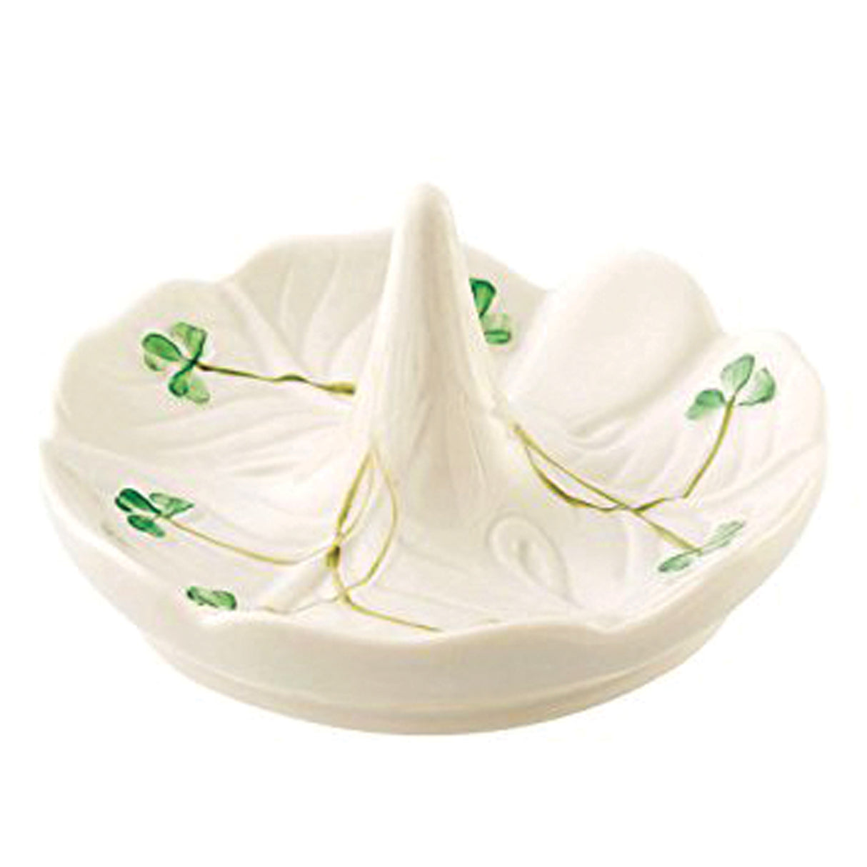 Belleek Classic Shamrock Ring Holder - Creative Irish Gifts
