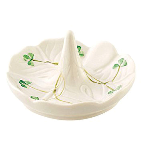 Belleek Classic Shamrock Ring Holder - Creative Irish Gifts