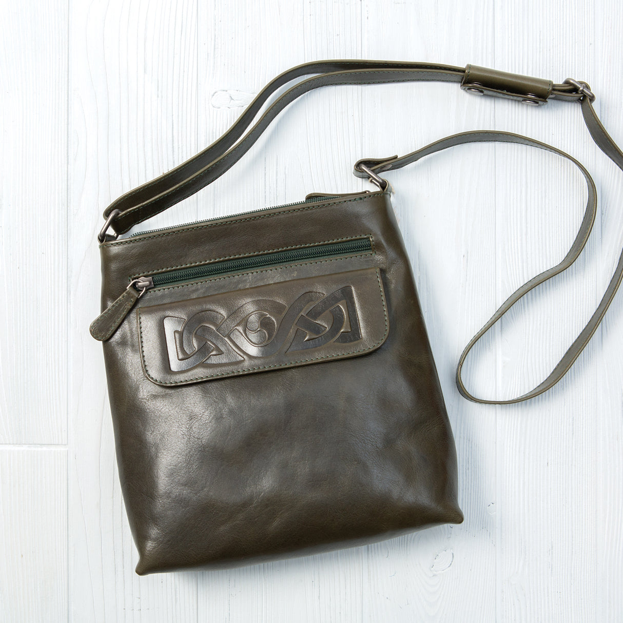 Irish leather crossbody bags Clearance