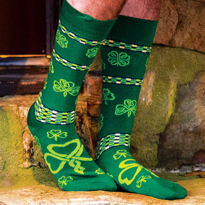 Tall Shamrock Socks - Creative Irish Gifts