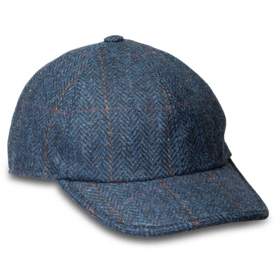 Blue Plaid Baseball Cap - Creative Irish Gifts