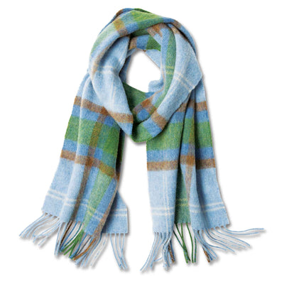 Irish Plaid Scarf - Lambswool - Creative Irish Gifts