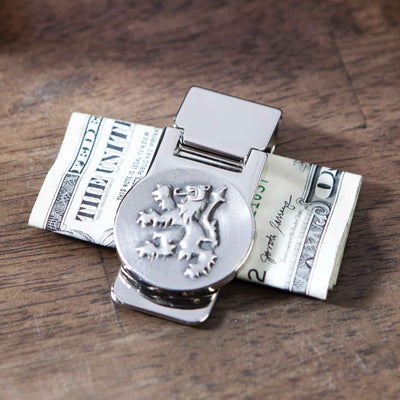 Lion Rampant Money Clip - Creative Irish Gifts