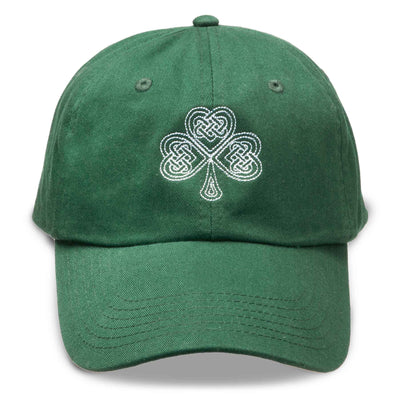 Celtic Shamrock  Embroidered Hat - Creative Irish Gifts