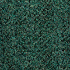 Aran Fisherman Merino Wool Crew Neck Sweater-Creative Irish gift