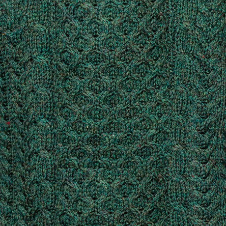 Aran Fisherman Merino Wool Crew Neck Sweater-Creative Irish gift