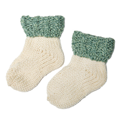 Irish Aran Knit Wool Infant Socks - Creative Irish Gifts
