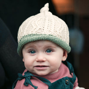 Aran Knit Baby Beanie - Creative Irish Gifts