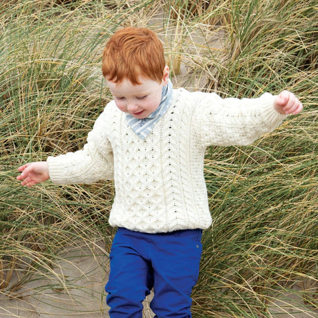 Children's Classic Aran Sweater - Creative Irish Gifts