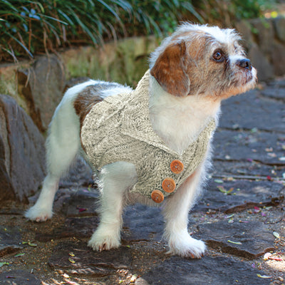 Dog Aran Knit Cardigan - Creative Irish Gifts