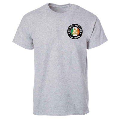 Irish T-Shirts: 'I'm Not Yelling, I'm Irish' S-XXL 100% Cotton - Creative Irish Gifts
