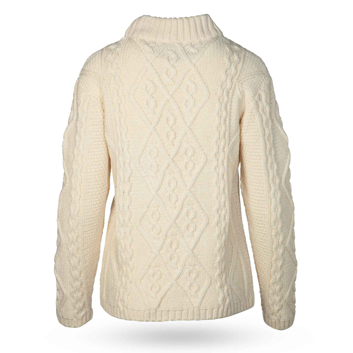 Turtleneck Sweater, Cream - Creative Irish Gifts