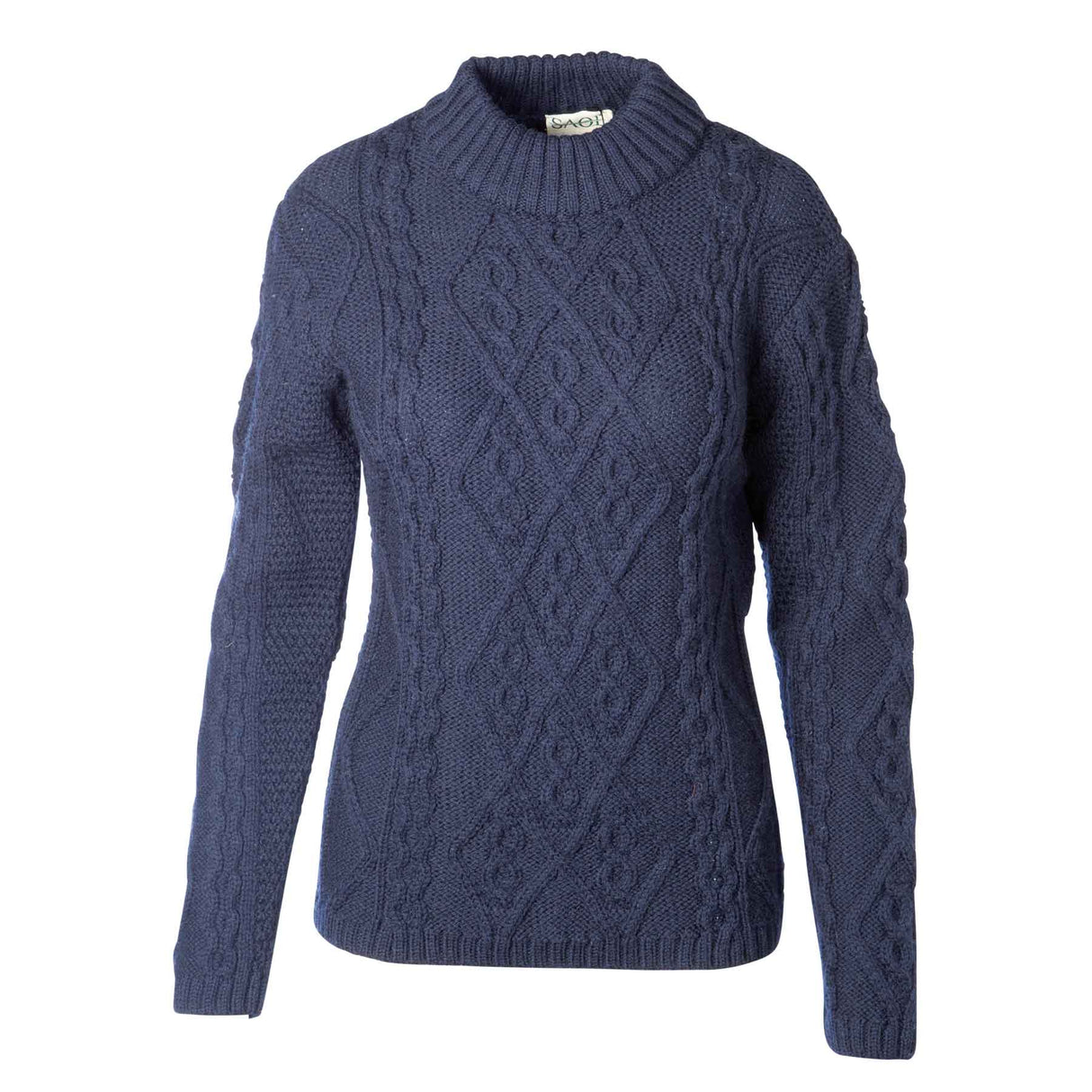 Turtleneck Sweater, Navy - Creative Irish Gifts