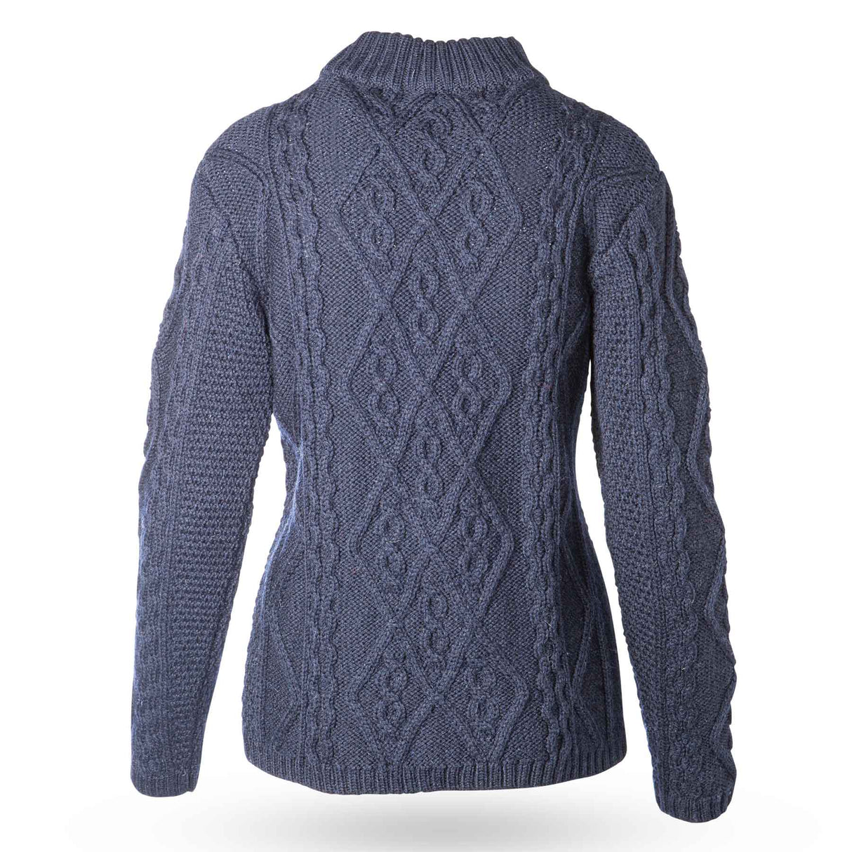 Turtleneck Sweater, Navy - Creative Irish Gifts