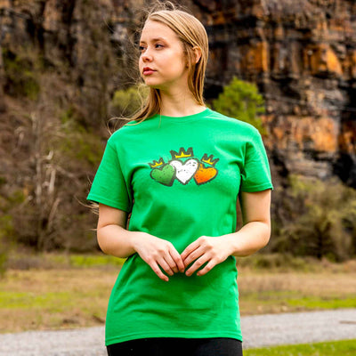Claddagh Inspired Graffiti T-Shirt - Creative Irish Gifts