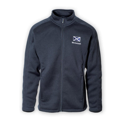 Men's Personalized Scottish Flag Fleece Jacket - Creative Irish Gifts