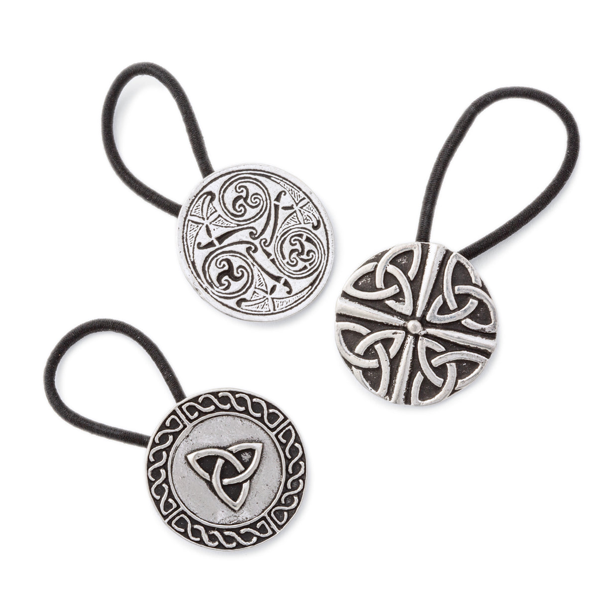 Celtic Pewter Hair Ties - Creative Irish Gifts