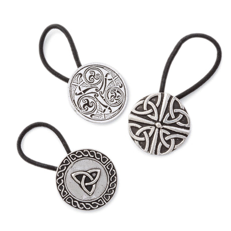 Celtic Pewter Hair Ties - Creative Irish Gifts