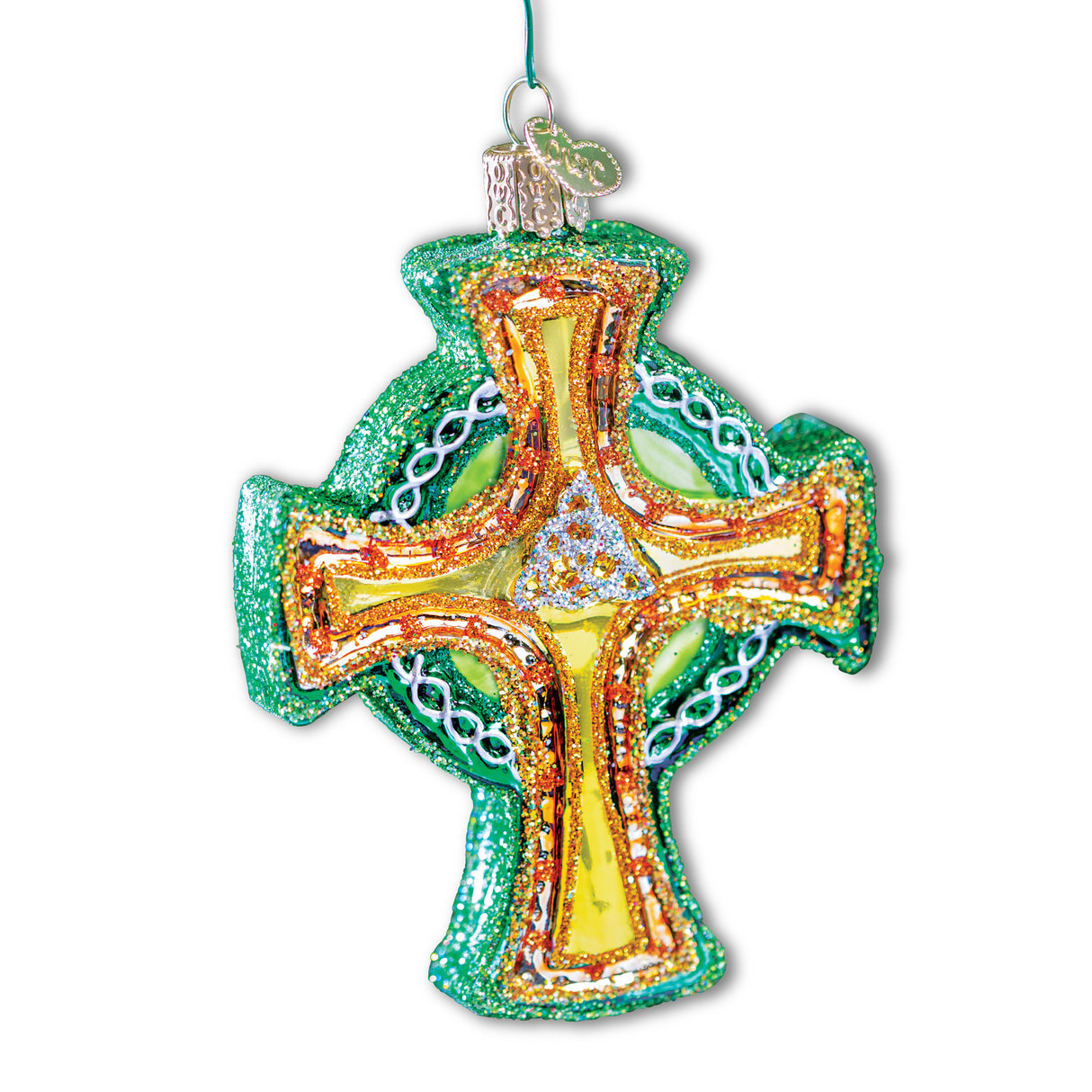 Old World Christmas Classic Trinity Cross Ornament - Creative Irish Gifts