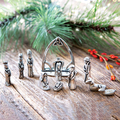 Mini Pewter Nativity Set - Creative Irish Gifts