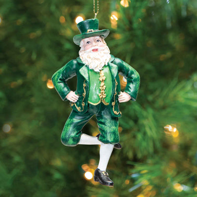 Dancing Irish Santa Ornament - Creative Irish Gifts