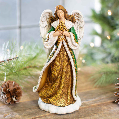 Angel Holding Celtic Trinity - Creative Irish Gifts