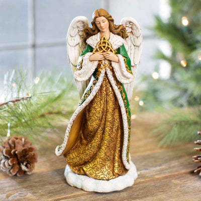 Angel Holding Celtic Trinity - Creative Irish Gifts