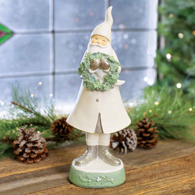 Santa with Shamrock Wreath - Creative Irish Gifts