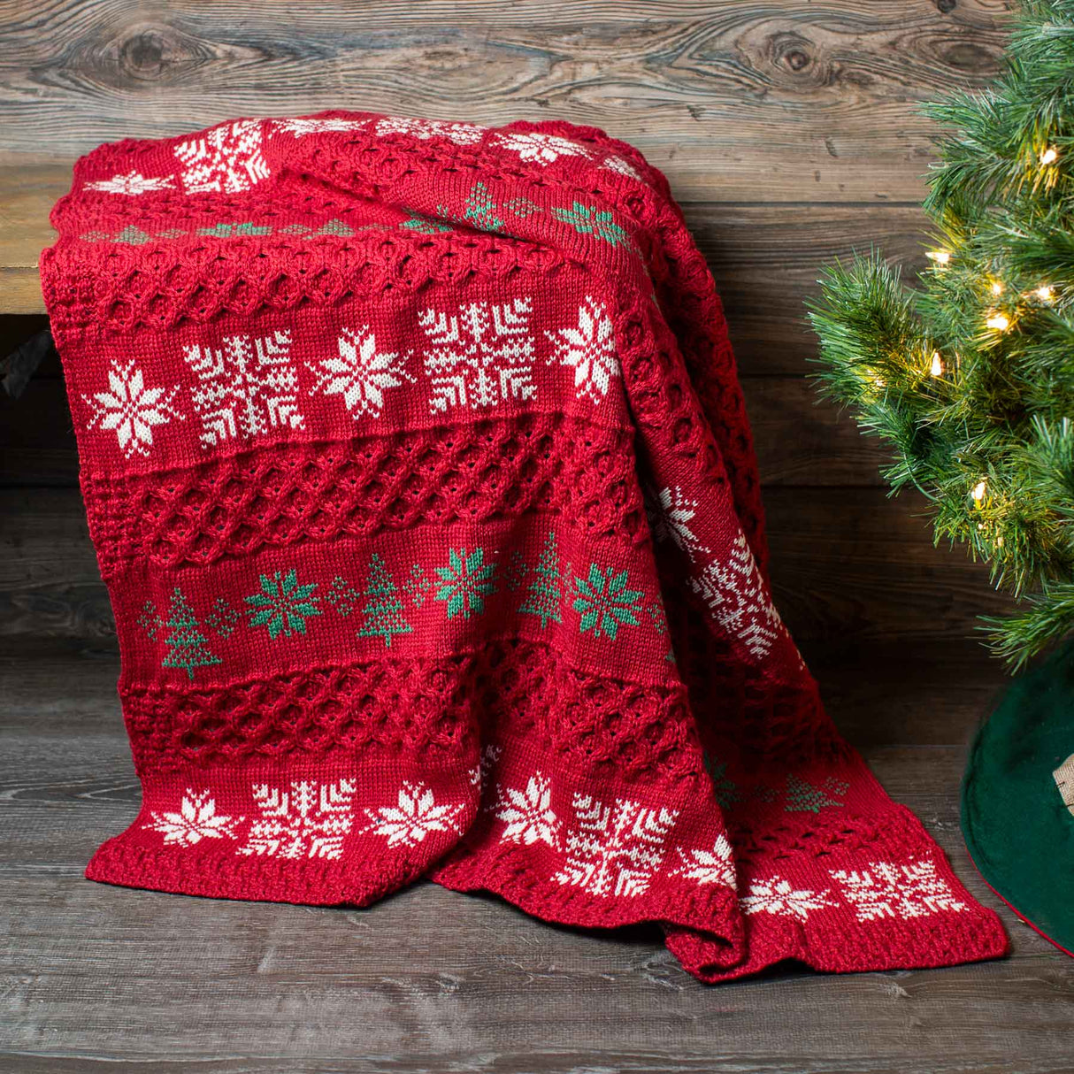 Christmas Knit Throw Blanket - Creative Irish Gifts