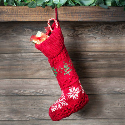 Knit Christmas Stocking - Creative Irish Gifts
