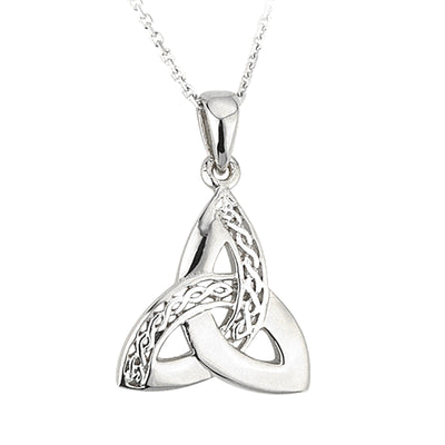Trinity with Celtic Weave Necklace - Creative Irish Gifts