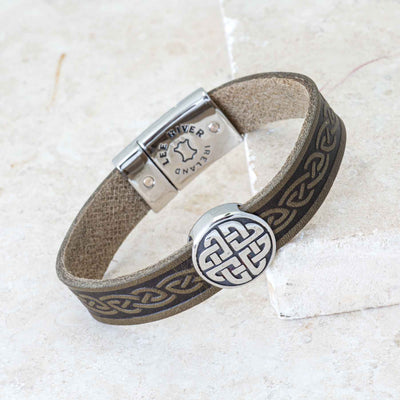 Celtic Knot Bracelet- Green - Creative Irish Gifts