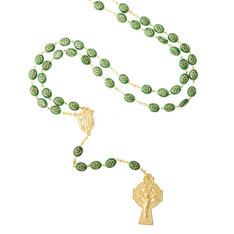 Shamrock Rosary - Creative Irish Gifts