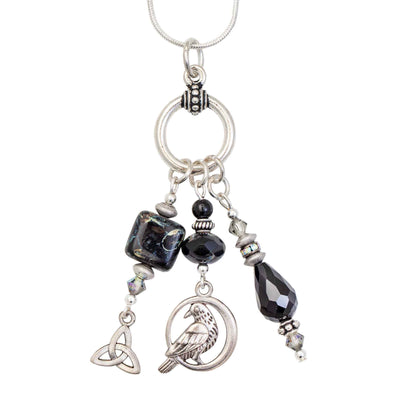 Legend of the Celtic Raven Necklace - Creative Irish Gifts