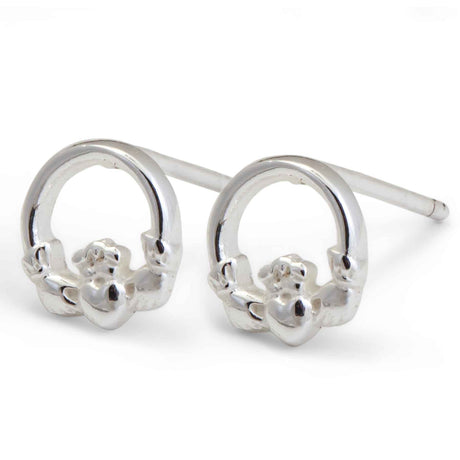 Claddagh Stud Earrings - Creative Irish Gifts