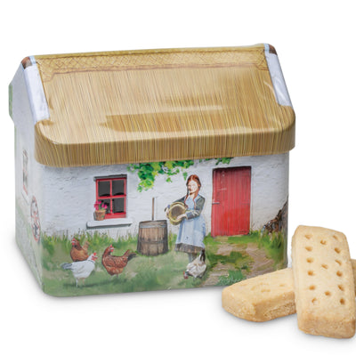 Shortbread Cookies In Cottage Tin - Creative Irish Gifts