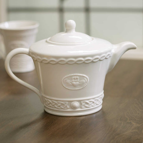 Belleek Claddagh Teapot - Creative Irish Gifts