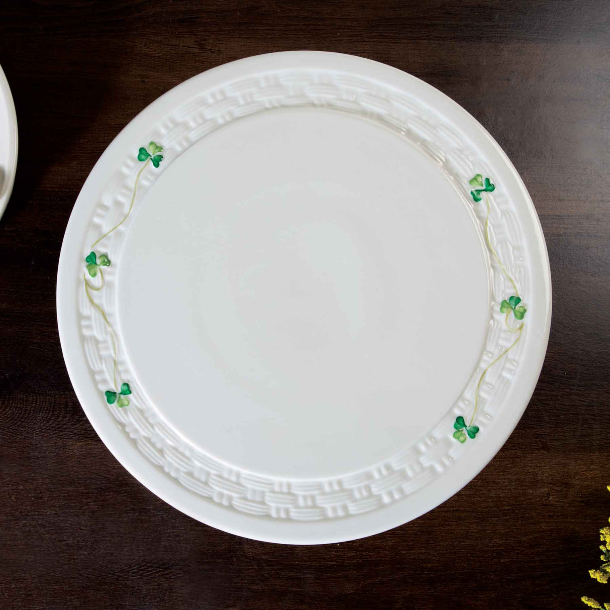 Belleek Shamrock Cake Stand - Creative Irish Gifts