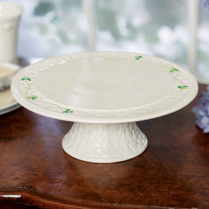 Belleek Shamrock Cake Stand - Creative Irish Gifts