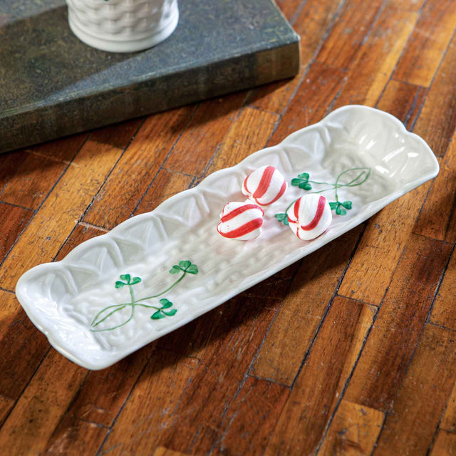 Belleek Shamrock Mint Tray - Creative Irish Gifts