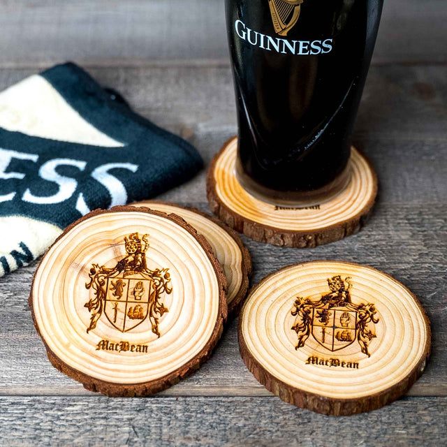 Coat Of Arms Coasters, Set of 4 - Creative Irish Gifts