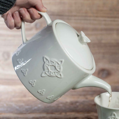 Belleek Trinity Knot Teapot - Creative Irish Gifts