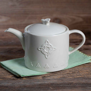 Belleek Trinity Knot Teapot - Creative Irish Gifts