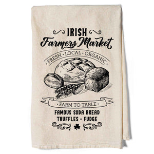 Irish Farmers Market Tea Towel - Creative Irish Gifts