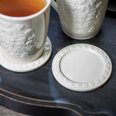 Belleek Shamrock Collection Coasters - Creative Irish Gifts