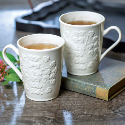 Belleek Field of Shamrocks Mug Set - Creative Irish Gifts